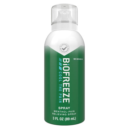 Biofreeze Menthol Pain Relieving Spray 3 FL OZ Colorless Aerosol Spray for Pain Relief Associated with Sore Muscles, Arthritis, Simple Backaches, and Joint Pain (Packaging May Vary) BiofreezeBuy Supplements Australia