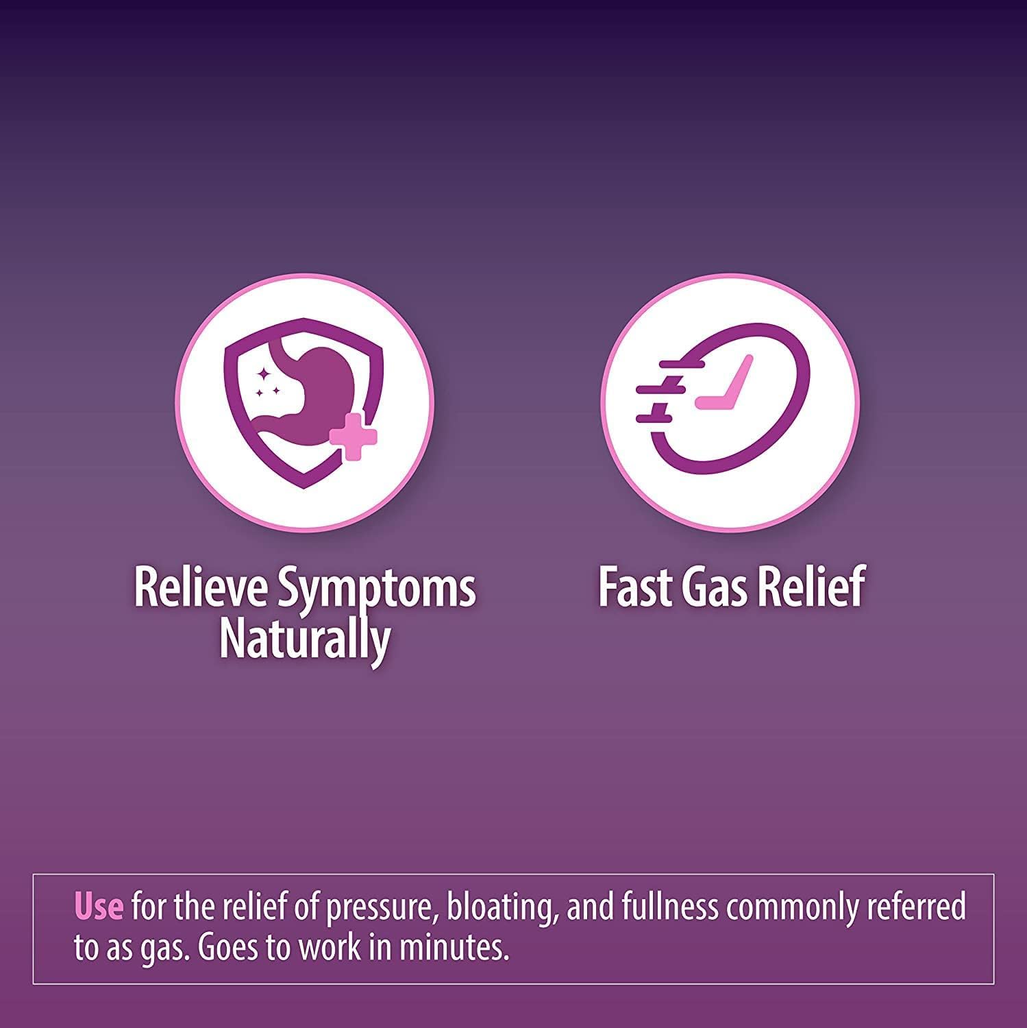 HealthA2Z® Gas Relief Simethicone 250mg, Fast Gas & Bloating Relief, Relieve Symptoms Naturally, 100 Softgels (Pack of 1) HealthA2Z buy supplements Au