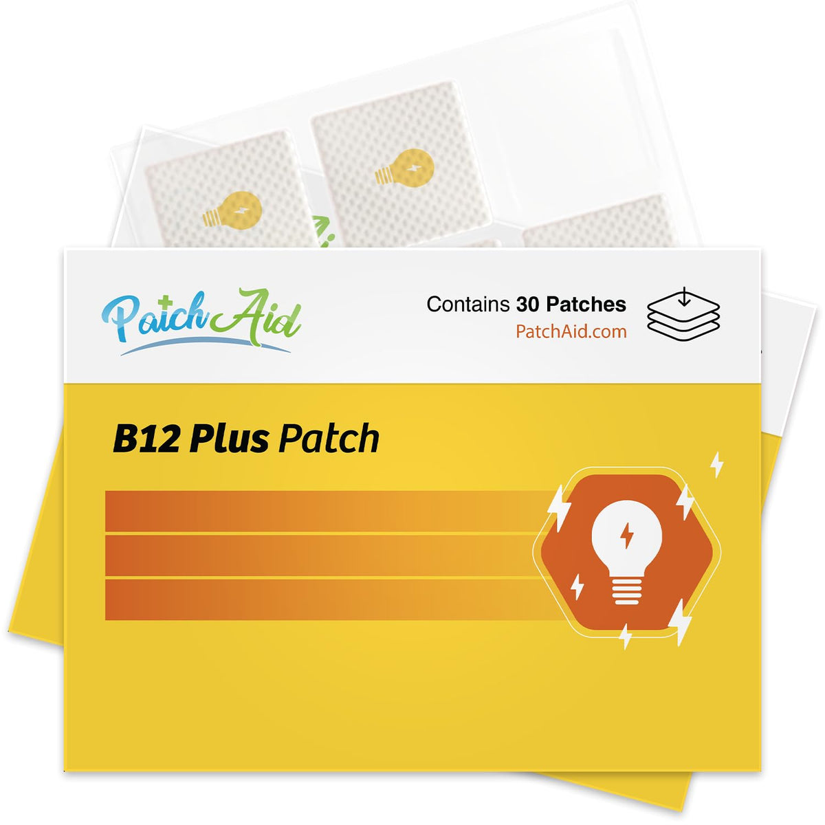 B12 Energy Plus Topical Patch by PatchAid 30-Day Supply