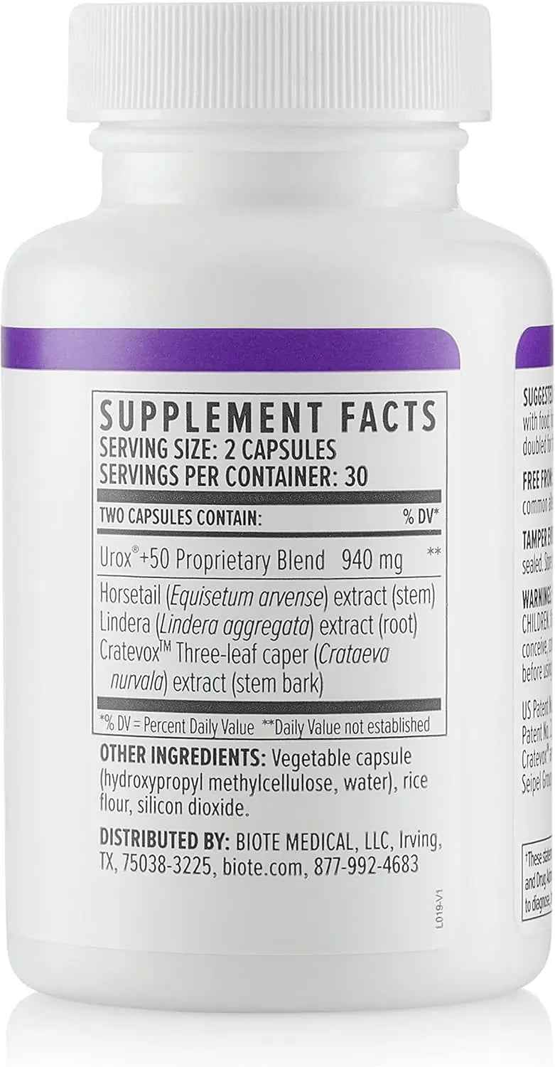 Biote Nutraceuticals - Urox+ - Bladder Health (60 Capsules)