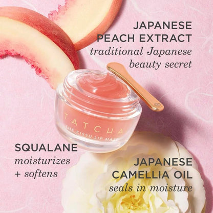 Tatcha Kissu Lip Mask | Overnight Lip Mask, Visibly Plumps and Softens for Lush Lips, 9.0 G | 0.32 oz TATCHABuy Supplements Australia