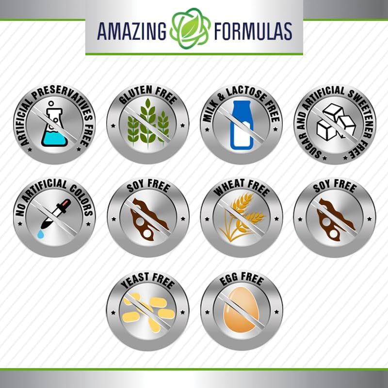 Amazing Formulas Women's One Multivitamin | Food Based | 150 Tablets, 5 Month Supply | Complete Blend of 40 Vitamins, Minerals & Probiotics Supplements | Non-GMO | Gluten-Free | Made in USA Amazing Nutrition buy supplements Au