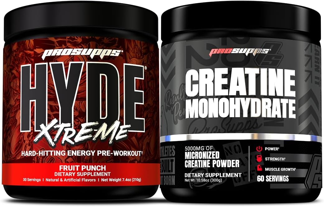 PROSUPPS Mr. Hyde Xtreme Fruit Punch and Creatine 300 Bundle