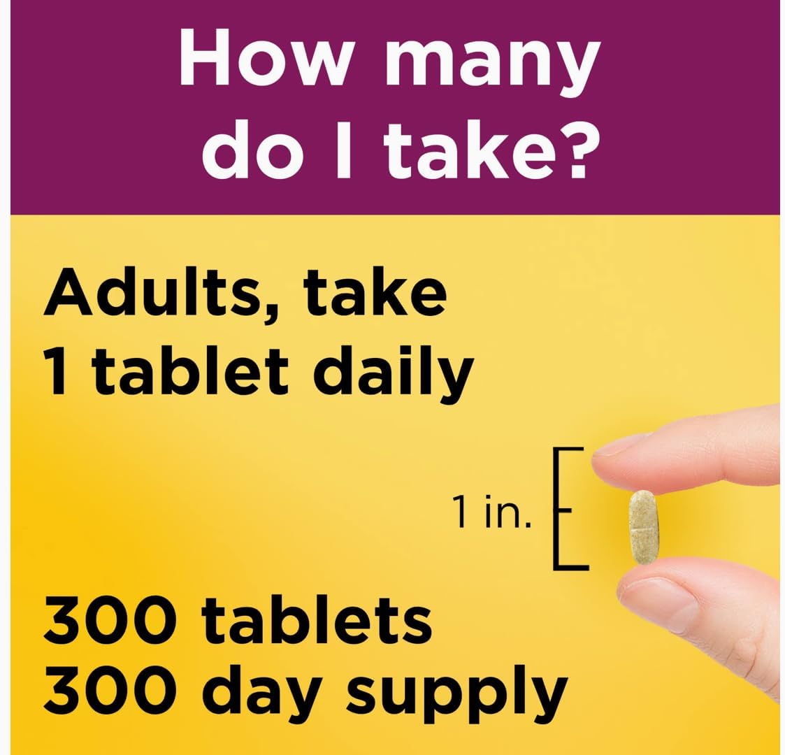 Nature Made Multivitamin for Her, Multivitamins for Women, Daily Nutritional Support, Nature Made Multi Women Vitamins & Minerals, 300 Tablets, 300 Day Supply