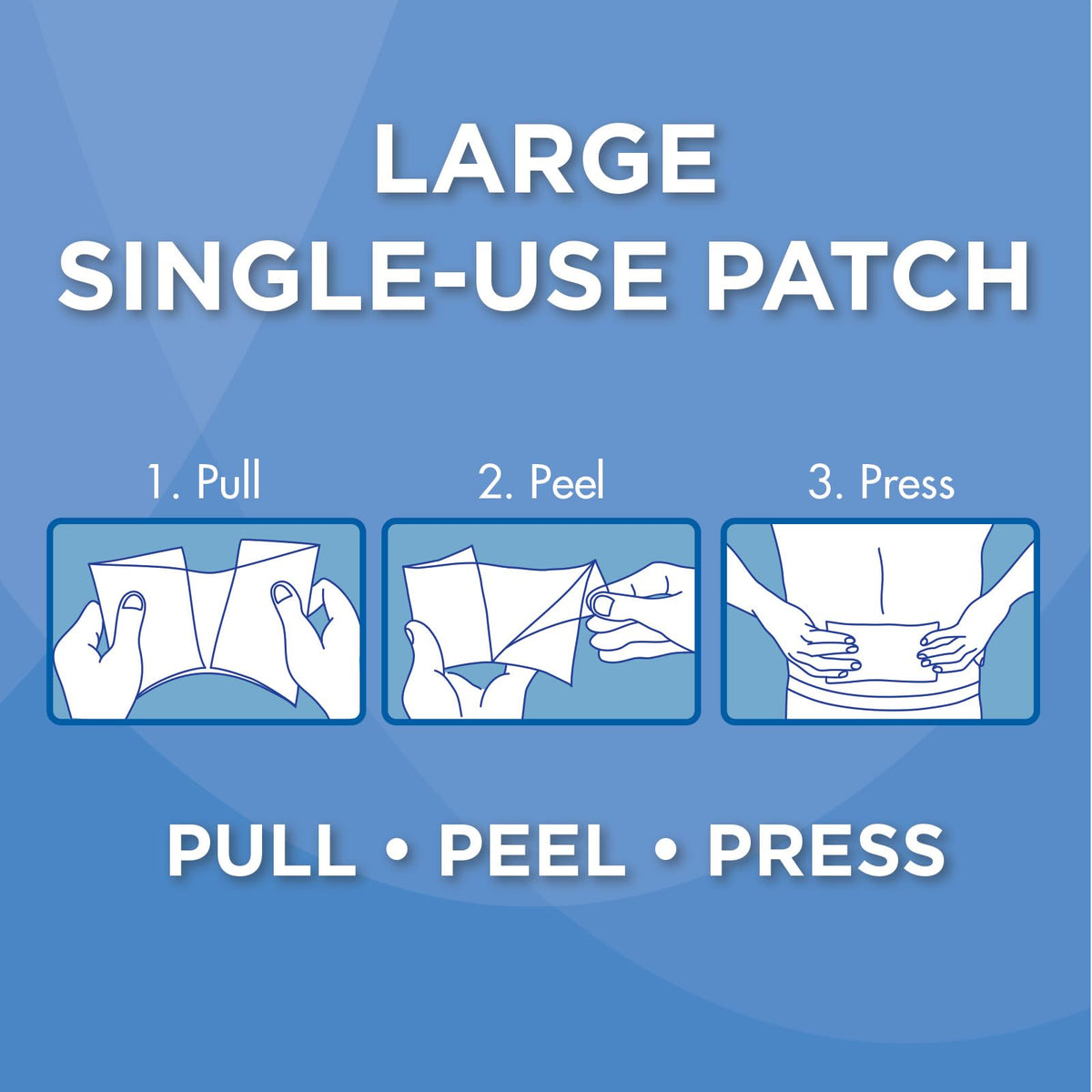 HealthWise Cold Hot Medicated Menthol XL Patch | 5% Menthol | Back and Large Areas | 5.51” x 9.84” | 6-Count | Paraben-Free | Soothes Minor Aches and Pains | Super-Size Relief HealthWiseBuy Supplements Australia