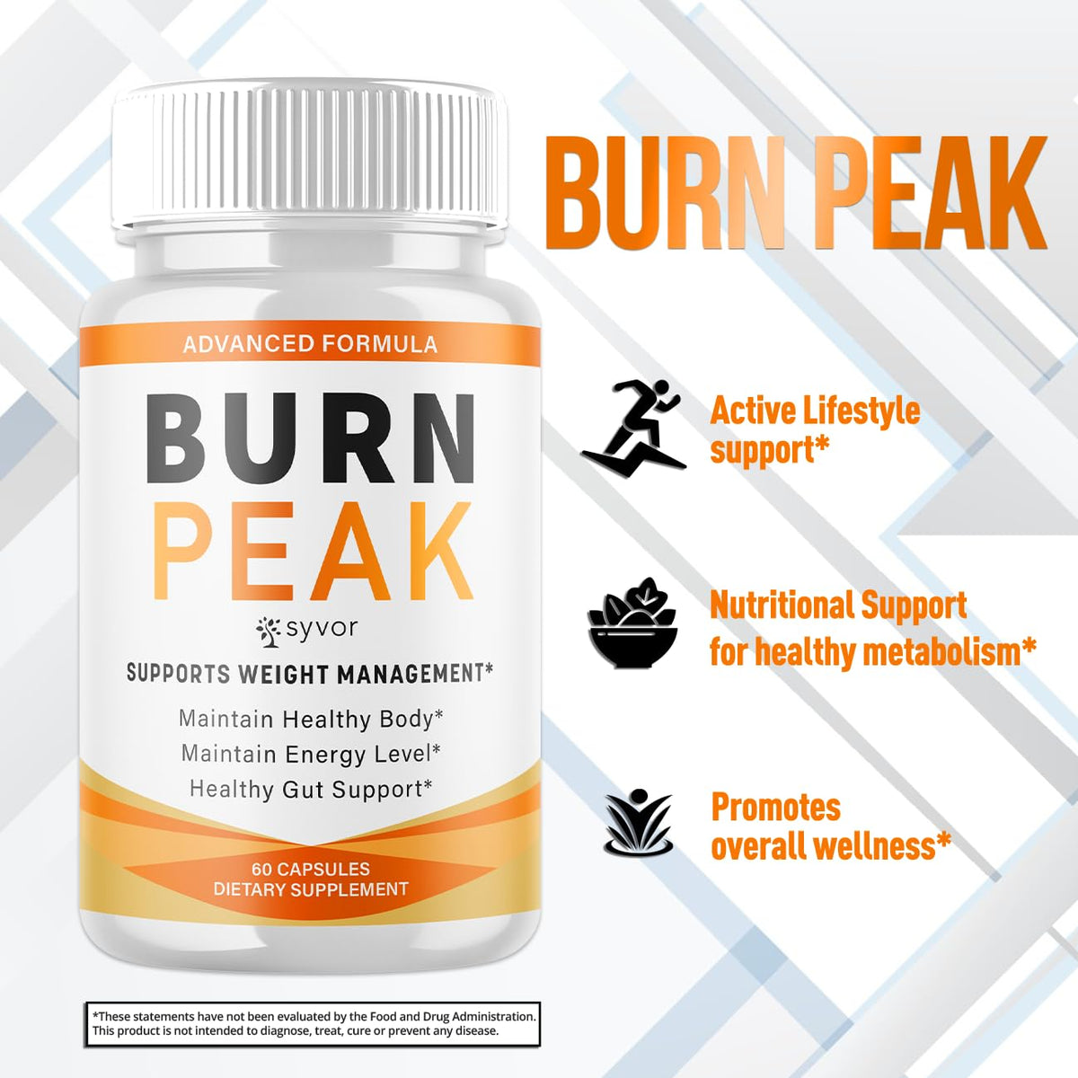 (3 Pack) Burn Peak Capsules, Official Burnpeak Pink Salt Pills with All Natural Ingredients, Advanced BurnPeak Health Supplement with Premium Vitamins for Active Lifestyle Support (180 Capsules) SyvorBuy Supplements Australia