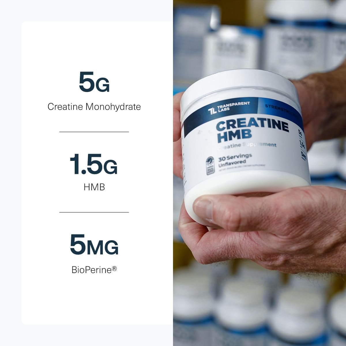 Transparent Labs Grass-Fed Whey Protein Isolate (30 Servings, Chocolate PB) & Creatine HMB (30 Servings, Strawberry Lemonade)