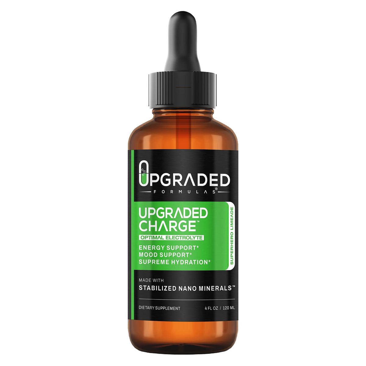 Upgraded Formulas Upgraded Charge Optimal Electrolyte Blend with Liquid Nano Minerals Dietary Supplement, 4 Fluid Ounces
