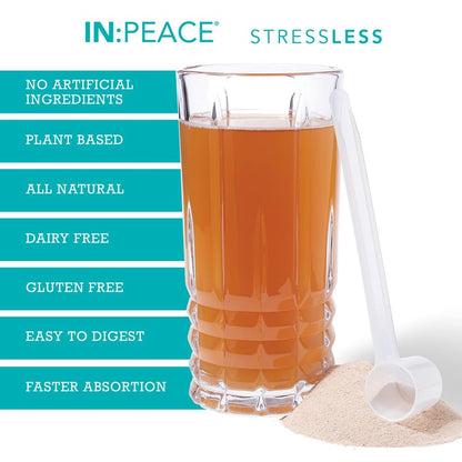 In:TotalWellness IN:Peace Herbal Calming Formula. 20 Serving Pouch, Wild Berry Flavor. 9 Herb Antioxidant + Adaptogen Blend. Clinically Proven Ingredients. Crafted by a Licensed Herbalist INTotalWellness buy supplements Au