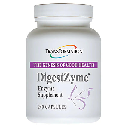 TRANSFORMATION THE GENESIS OF GOOD HEALTH Enzymes Natural DigestZyme Supplement Formula for Overall Health for Children, Nutrient Absorption, Support Digestion During Pregnancy & Lactation, 120