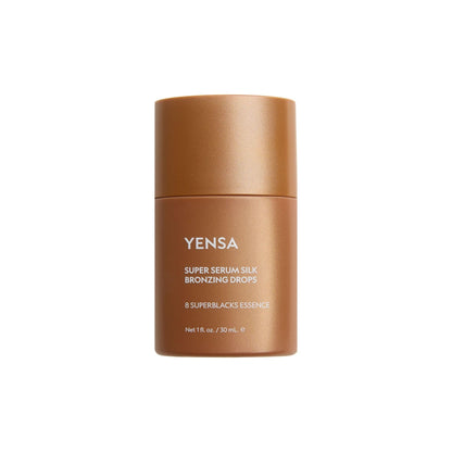 YENSA Super Serum Silk Bronzing Drops for Face - Liquid Bronzer Drops Enriched with Bakuchiol, Ferulic Acid & Super Oils - Hydrates & Nourishes with a Subtle Shimmer Finish - Universal Shade (1 Fl oz) YENSABuy Supplements Australia