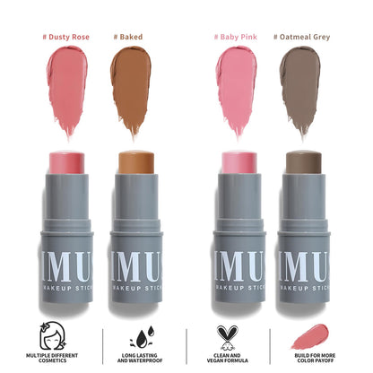 KIMUSE Cream Contour Stick Duo, Cream Blush Stick, Bronzer Shaping Stick, Creamy, Highly Pigmented, Long Lasting, Vegan Face Make Up Sticks KIMUSEBuy Supplements Australia
