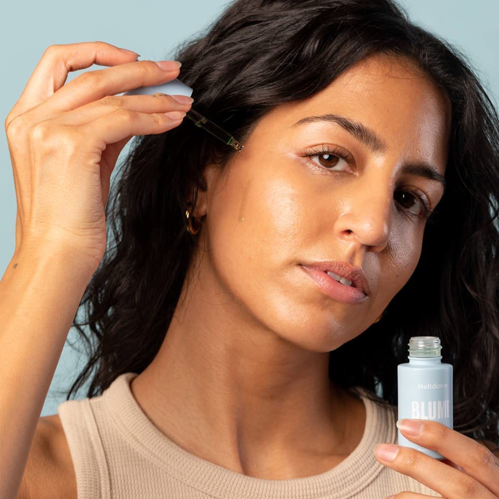 Blume Meltdown - Blue Tansy Face Oil - Acne Treatment + Pore Minimizer - Skin-Smoothing Face Serum with Black Cumin Seed & Rosehip Oil - Helps Calm Redness and Improve Texture (1 Fl oz) Blume buy supplements Au