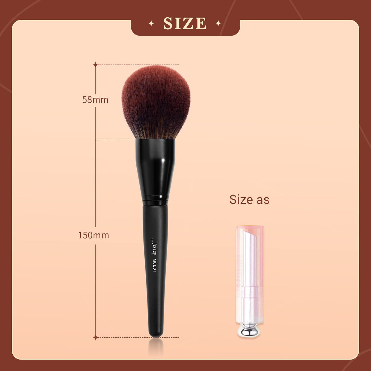 Jessup Powder Makeup Brush, Large Finishing Mineral Powder Brush for Full Face, Body Makeup, Vegan Flawlessly Face Brush for Powder, Blush & Bronzer MUL01 JessupBuy Supplements Australia