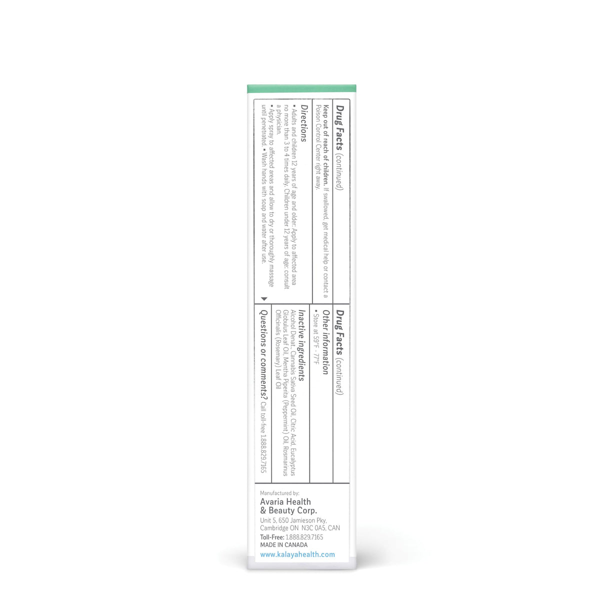 Kalaya 6X Pain Relief Arnica Cream with Massager and Active Pain Relief Spray for Joint & Muscle Pain Kalaya NaturalsBuy Supplements Australia