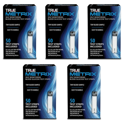 TRUE METRIX Self Monitoring Blood Glucose Test Strips, 100 Count | Blood Glucose Test Strips Compatible with TRUE METRIX Family of Self Monitoring Blood Glucose Meters, Value Pack