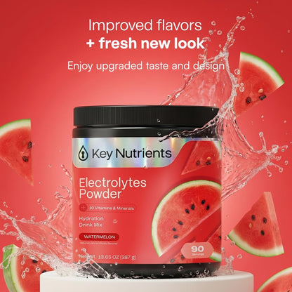 KEY NUTRIENTS Electrolytes Bundle, Watermelon 90 + Variety 20Ct