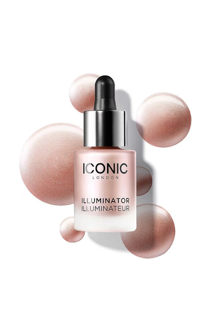ICONIC LONDON Illuminator - Liquid Highlighting Drops for a Radiant Glow, Cruelty-Free, Vegan Makeup, Shine (Pink Pearl) 0.45 Fl oz ICONIC LONDONBuy Supplements Australia
