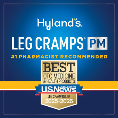 Hyland's Leg Cramps PM, Relief of Nighttime Leg, Calf, and Foot Cramps, 50 Quick-Dissolving Tablets 2-Pack (100 Total) Hyland'sBuy Supplements Australia