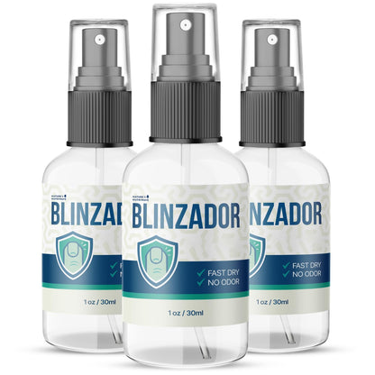 Blinzador Spray – Plant-Based Foot & Nail Formula – 1oz, 1 Month Supply | Topical foot & nail spray, plant-based | Fast-drying & odorless | No-touch daily application