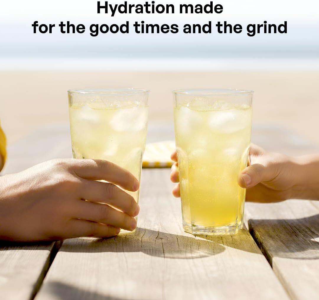 KEY NUTRIENTS Electrolytes Powder Bundle, Refreshing Lemonade 90 Servings Jar + Fresh Pink Lemonade 90 Servings Jar, Sugar Free Hydration Drink Mix with Vitamins & Minerals, No Calories