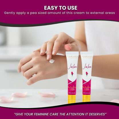 Vulva Cream - Feminine Moisturizer for Women, 60 Day Supply | External Vulva Moisture Cream for Intimate Skin Care, with Shea Butter, Coconut Oil & Vitamin E for Soft, Smooth Skin Daily