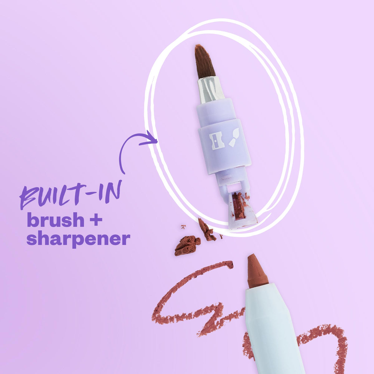 Kosas Hotliner Retractable Lip Liner Pencil with Built-In Brush & Sharpener - Easy Contouring, Hydrating, Long-Lasting- Pigmented Creamy Texture for Plumping Lips - Hyaluronic Acid & Konjac - Infinite KosasBuy Supplements Australia