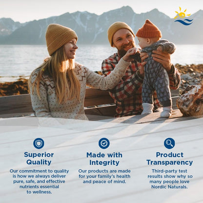 Nordic Naturals Ultimate Omega Mini D3, Lemon Flavor - 60 Mini Soft Gels - 1120 mg Omega-3 + 1000 IU Vitamin D3 - EPA & DHA - Promotes Brain & Heart Health - 30 Servings Nordic NaturalsBuy Supplements Australia