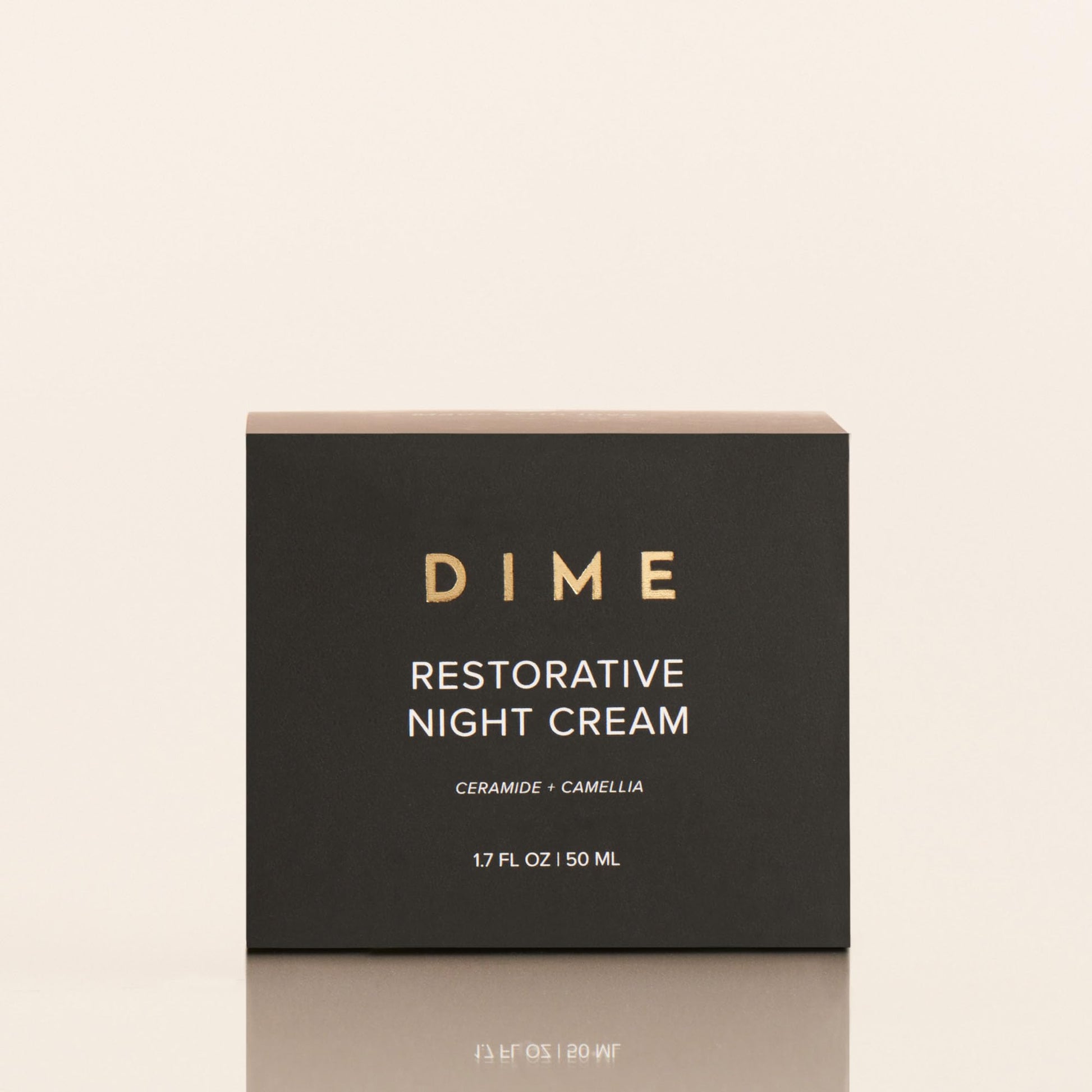 DIME Beauty Restorative Night Cream, Facial Moisturizer with Ceramides and Sea Buckthorn, 1.7 oz / 50 ml in Pump DIMEBuy Supplements Australia