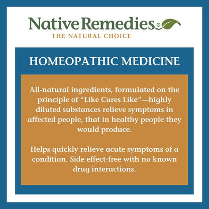 Native Remedies TremorSoothe - Natural Homeopathic Formula to Temporarily Control Shakes, Tremors, Muscle Spasms and Twitches -180 Tablets Native RemediesBuy Supplements Australia