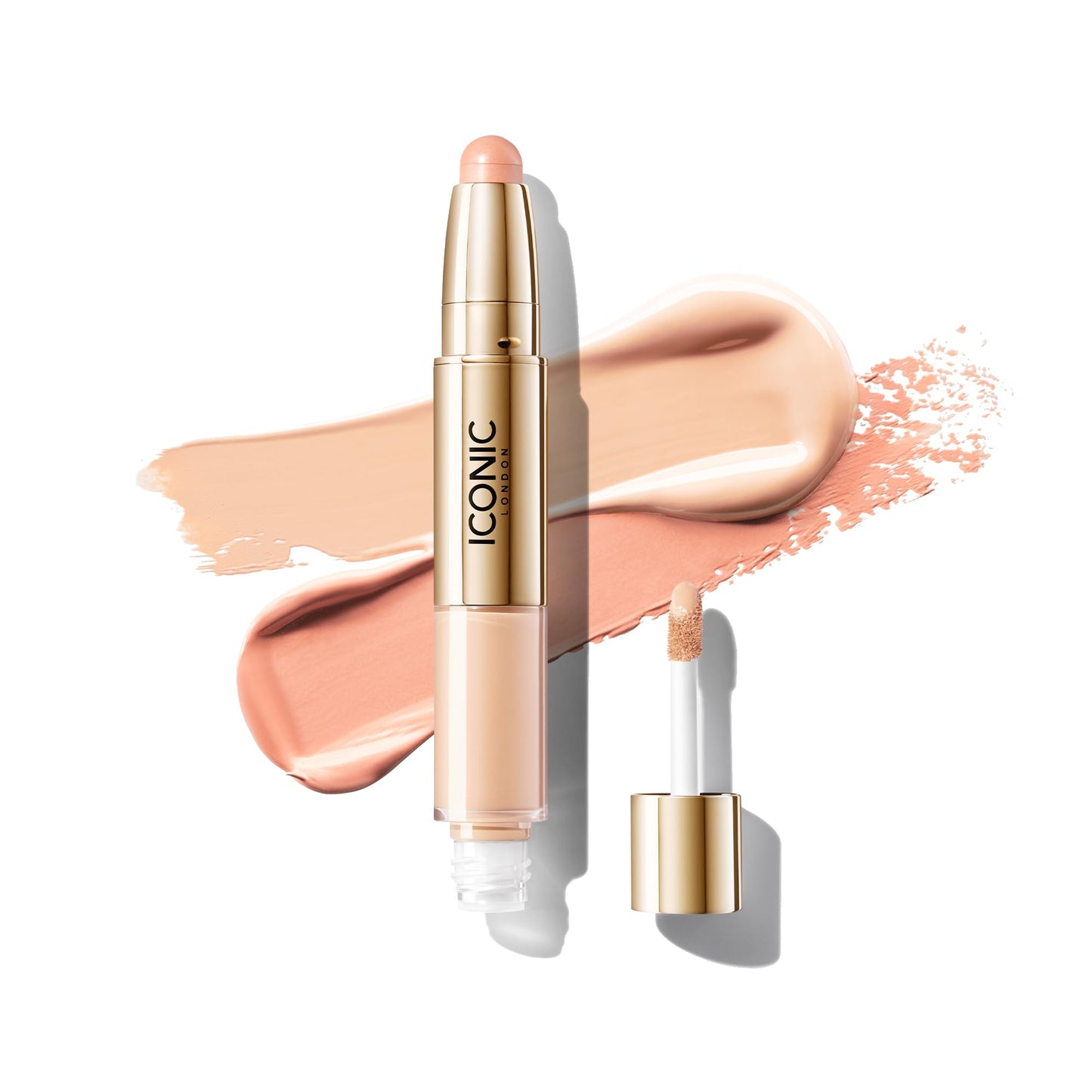 ICONIC LONDON Radiant Concealer & Brightening Duo | Creamy Liquid + Brightening Crayon Dual Ended Concealer, Cruelty Free, Vegan Makeup (Neutral Fair) 0.08 oz ICONIC LONDON buy supplements Au
