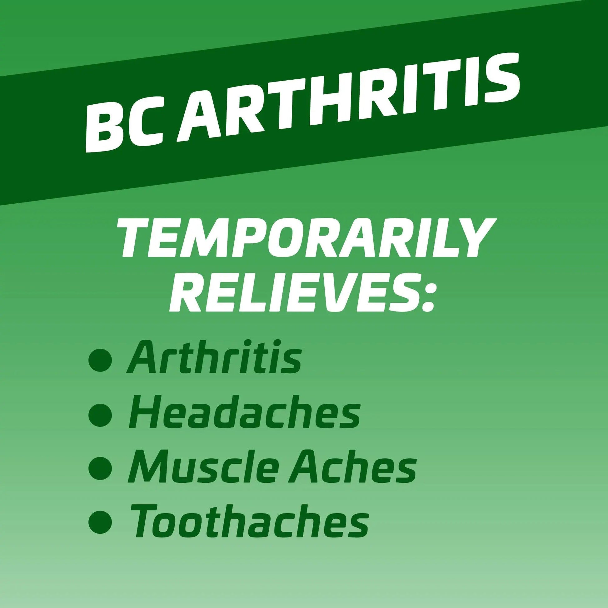 BC Pain Relief Powder, Arthritis Pain, 50 ct (Pack of 1) BCBuy Supplements Australia