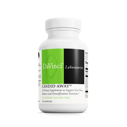 DAVINCI Labs Candid-Away - Digestive Gut Health Support, Immune System Support with Digestive Enzymes, Calcium, Magnesium & More* - 90 Vegetarian Capsules (30 Servings) DAVINCI buy supplements Au