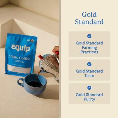 Equip Foods Clean Coffee & Grass Fed Core Colostrum Powder Unflavored