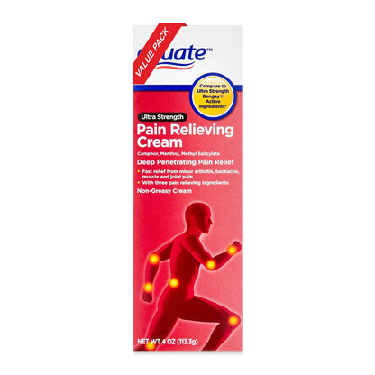 Equate Ultra Strength Pain Relieving Cream, Equate Ultra Strength Pain Relieving Cream Muscle Rub, 4 oz, Pack of 4 Aus HealthcareBuy Supplements Australia