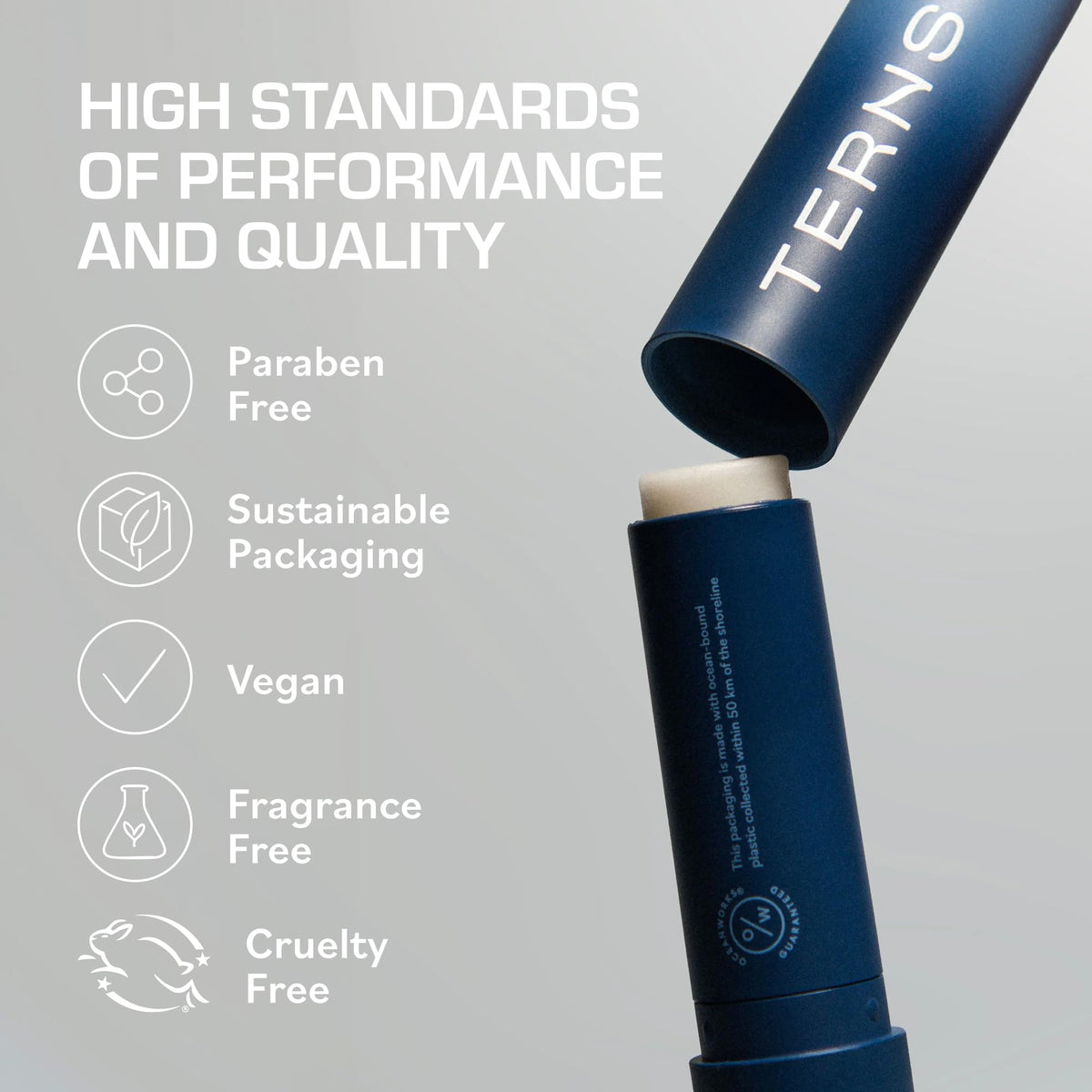 TERNS Everyday Lip Balm | Hyaluronic Acid + Baobab & Meadowfoam Oils, Algae-Powered Sirenas Complex OS, Refreshing Mint, Non-Sticky Cushion Glide, Cruelty-Free TERNSBuy Supplements Australia