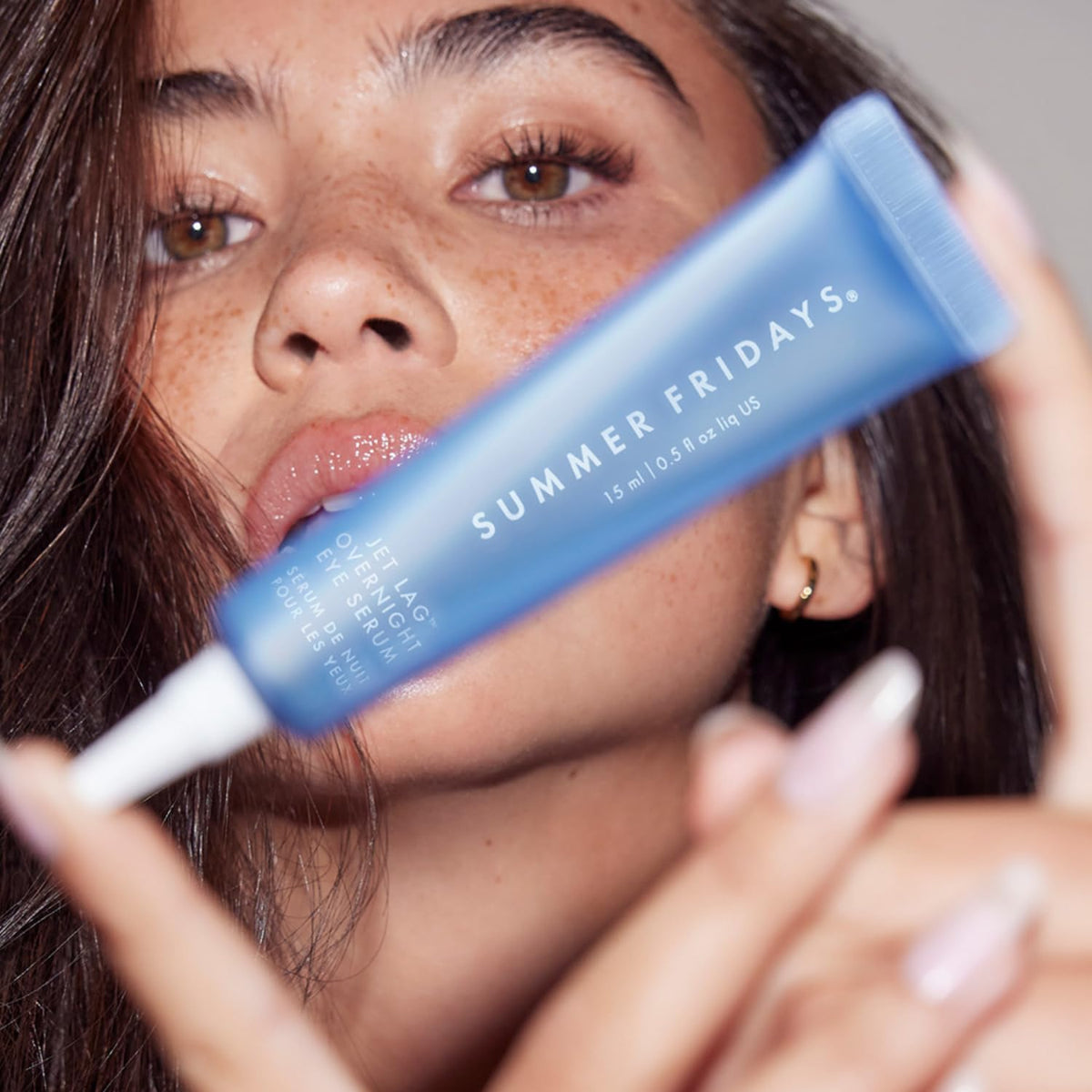 Summer Fridays Jet Lag Overnight Eye Serum - Nourishing Undereye Treatment for Dark Circles - Helps to Hydrate, Smooth, Firm & Depuff - Enriched with Glycerin to Lock in Moisture (0.5 Fl Oz) Summer FridaysBuy Supplements Australia