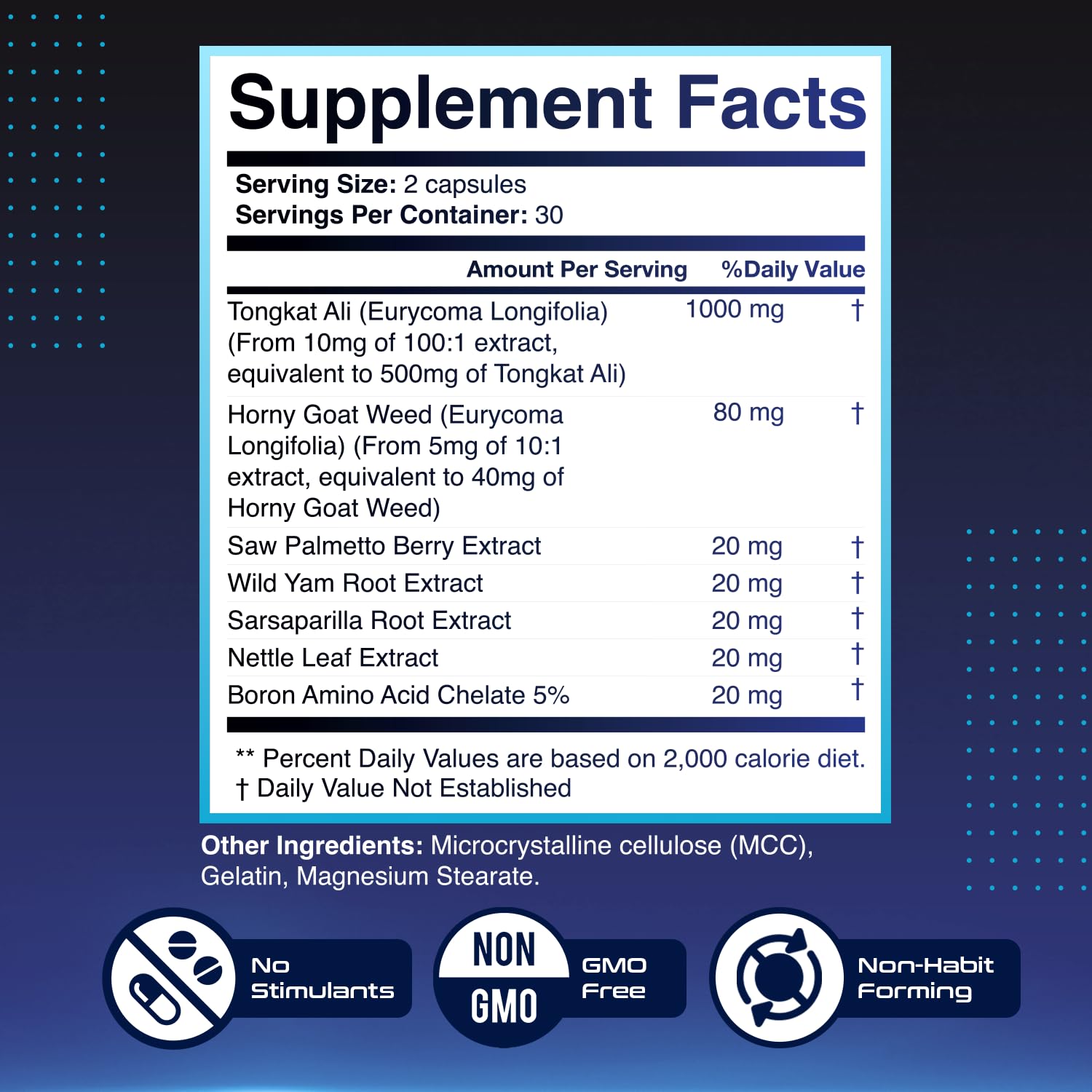 HeroUP - Natural Wellness Supplement with Plant-Based Ingredients – Non-GMO, Stimulant-Free | Made in the USA, GMP-Certified | 60 Capsules, 6 Month Suppy Nature’s NutriWaveBuy Supplements Australia