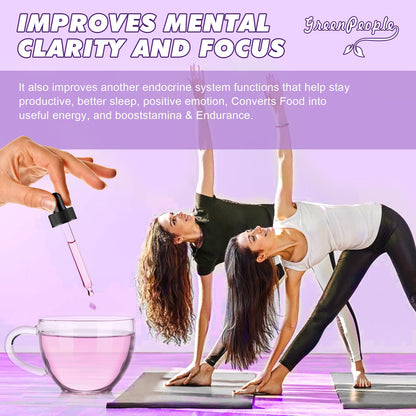 GREENPEOPLE Magnesium Glycinate Liquid Drops - 1000mg 5-in-1 High Absorption Liquid Magnesium for Sleep with D3/K2/B6 | Fast-Acting, Bone, Muscle & Sleep | Sugar-Free Grape Flavor, 2fl Oz GREENPEOPLEBuy Supplements Australia
