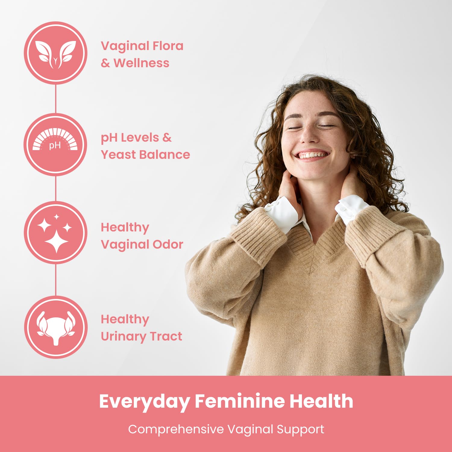 Vaginal Probiotics for Women pH Balance | 50 Billion CFU Womens Probiotic + Cranberry Pills for Vaginal Health, Healthy Odor, Yeast, Urinary Tract | Vegan Women's Probiotics and Prebiotics Supplement Mother's Promise buy supplements Au