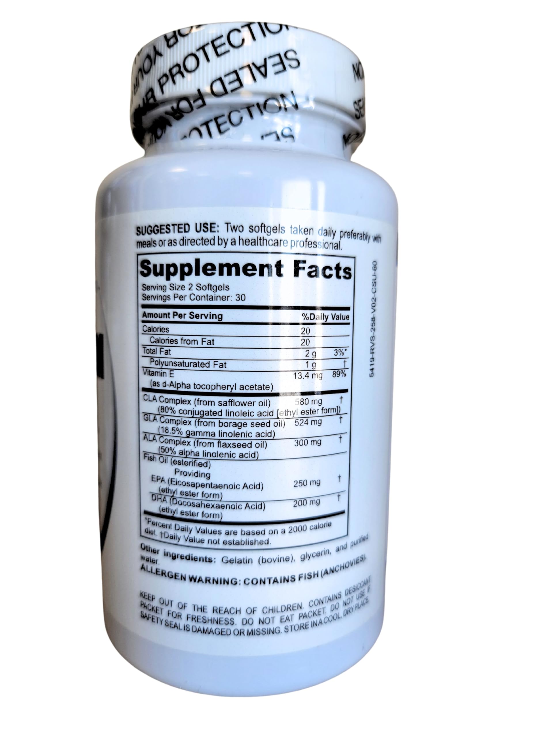 Pride Nutrition Premium EFA Omega 3-6-9 Supplement for Men and Women 5 in 1 - EPA, DHA, GLA, ALA & CLA Essential Fatty Acids with Fish Oil - Softgel Pills Pride Nutrition buy supplements Au