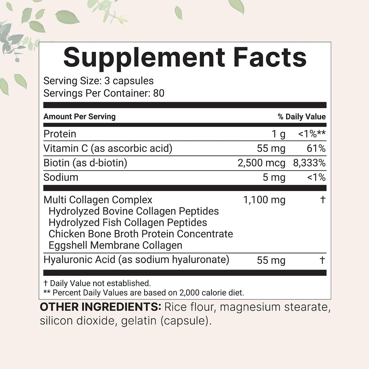 Micro Ingredients Multi Collagen Complex & Vegan Omega 3 Algae Oil Supplement Bundle 2 Pack | Grass-Fed Collagen Peptides | Omega-3 Full Spectrum Alternative to Fish Oil
