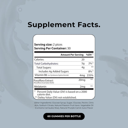 Up&Down Supplements Sleep Well Gummies | Deeper Sleep, Relaxation, Rest & Recovery Support | Melatonin, Vitamin B6 & Passionflower | Made in USA | Vegan, Non-GMO, Gluten Free | 60 Sleep Gummies Up&Down SupplementsBuy Supplements Australia