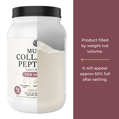 Advanced Collagen Complex Powder – VERISOL®, FORTIBONE®, & FORTIGEL® for Hair, Skin, Bone & Joint Support – Clinically Studied Ingredients – Grass-Fed Hydrolyzed Collagen Peptides – 30 Servings
