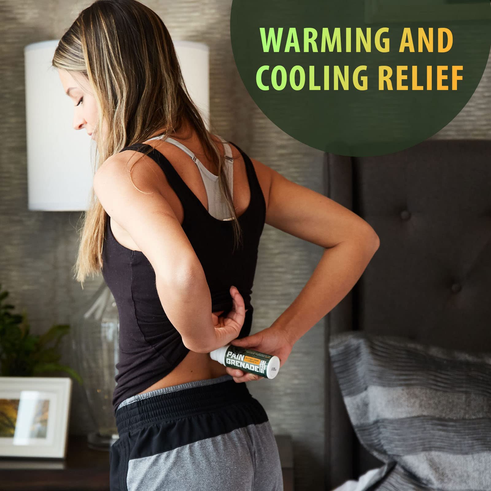 Plant Powered Roll-On Gel by Pain Grenade - Cooling and Warming Gel with Arnica, Menthol, Camphor, Glucosamine, and Other All Natural Botanicals - 3 - Pack M PAIN MANAGEMENT TECHNOLOGIESBuy Supplements Australia