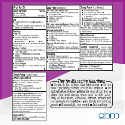 Ohm Omeprazole Delayed-Release Tablets, 20mg Acid Reducer, Treats Frequent Heartburn (12 Weeks of Supply, 84, Count) Ohm buy supplements Au