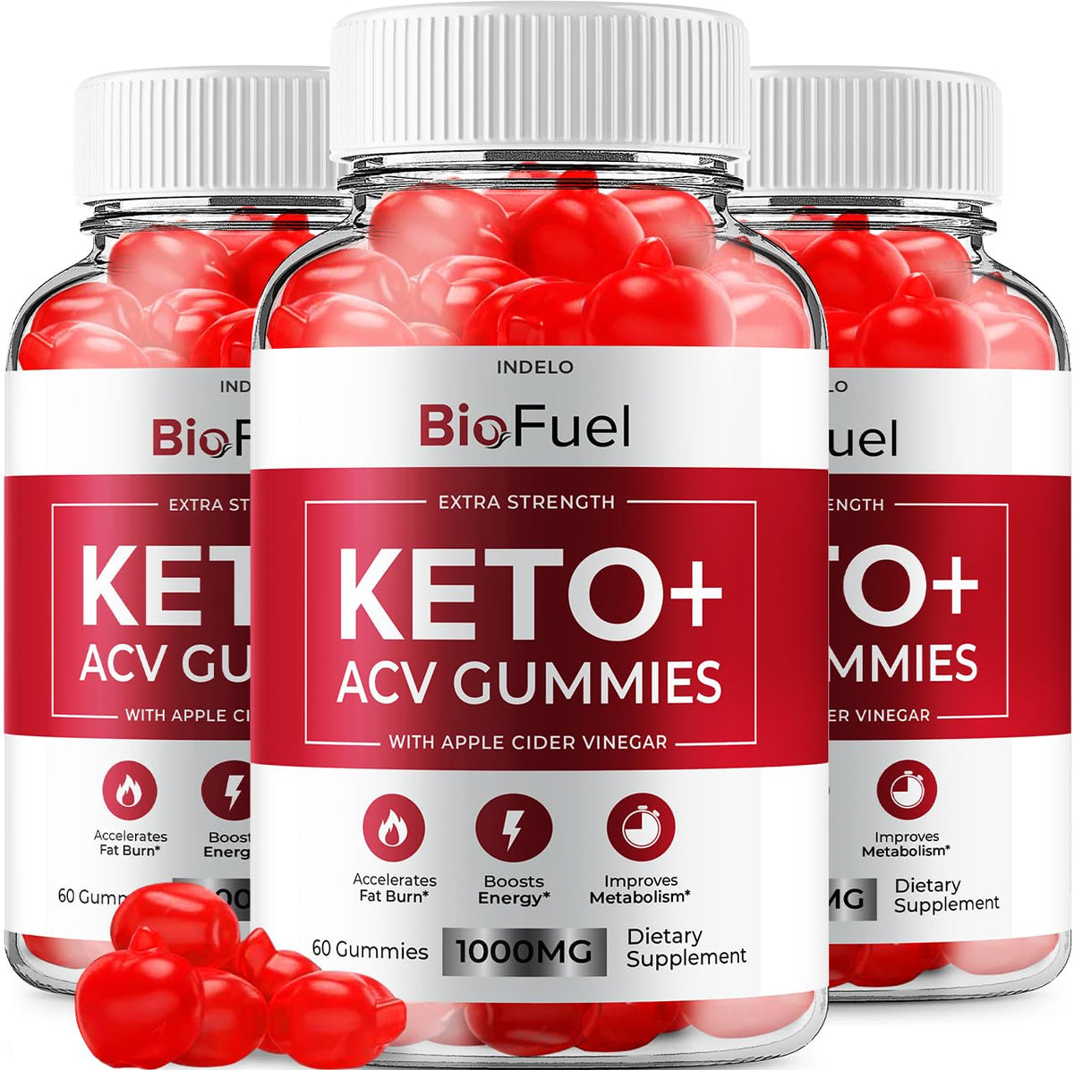 (3 Pack) Bio Fuel Keto ACV Gummies - Advanced Formula BioFuel Keto Plus ACV Gummies Apple Cider Vinegar Bio Fuel ACV, Weight Management Gummies Dietary Supplement Reviews Men Women (180 Gummies) IndeloBuy Supplements Australia