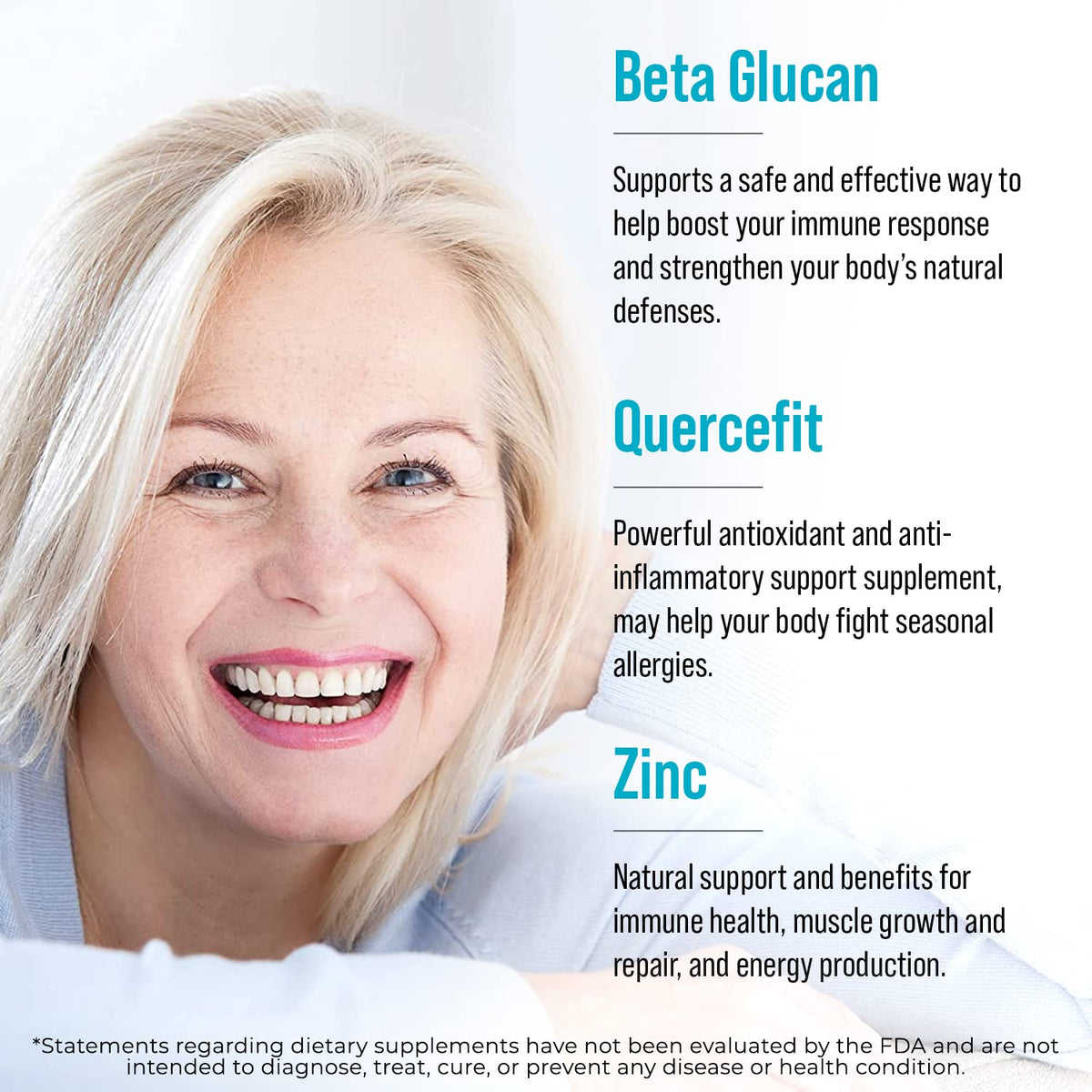 Juvenon AgeRenew Beta Glucan Anti Aging Immunity Support Supplement, Beta Glucan with Zinc Quercetin for Immune Defense Boost Juvenon buy supplements Au
