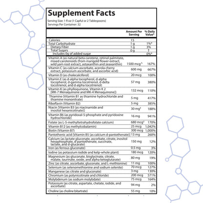 intraMAX Drucker Labs Organic Sugar-Free All-in-One Performance Liquid Multivitamin for Men & Women | Non-GMO, Gluten & Dairy Free | with Magnesium, Zinc, Vitamins D, C & E | 32 oz intraMAX buy supplements Au