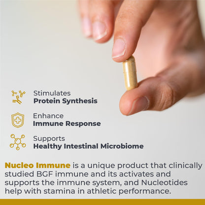 Premier Research Labs Nucleo Immune - Beta Glucan Supplements, Beta Glucans, Phytochemicals, Prickly Pear, Fiber, Immune Support - 90 Capsules Premier Research LabsBuy Supplements Australia